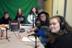 L'équipe de Brassens Mouv' dans le studio de la webradio